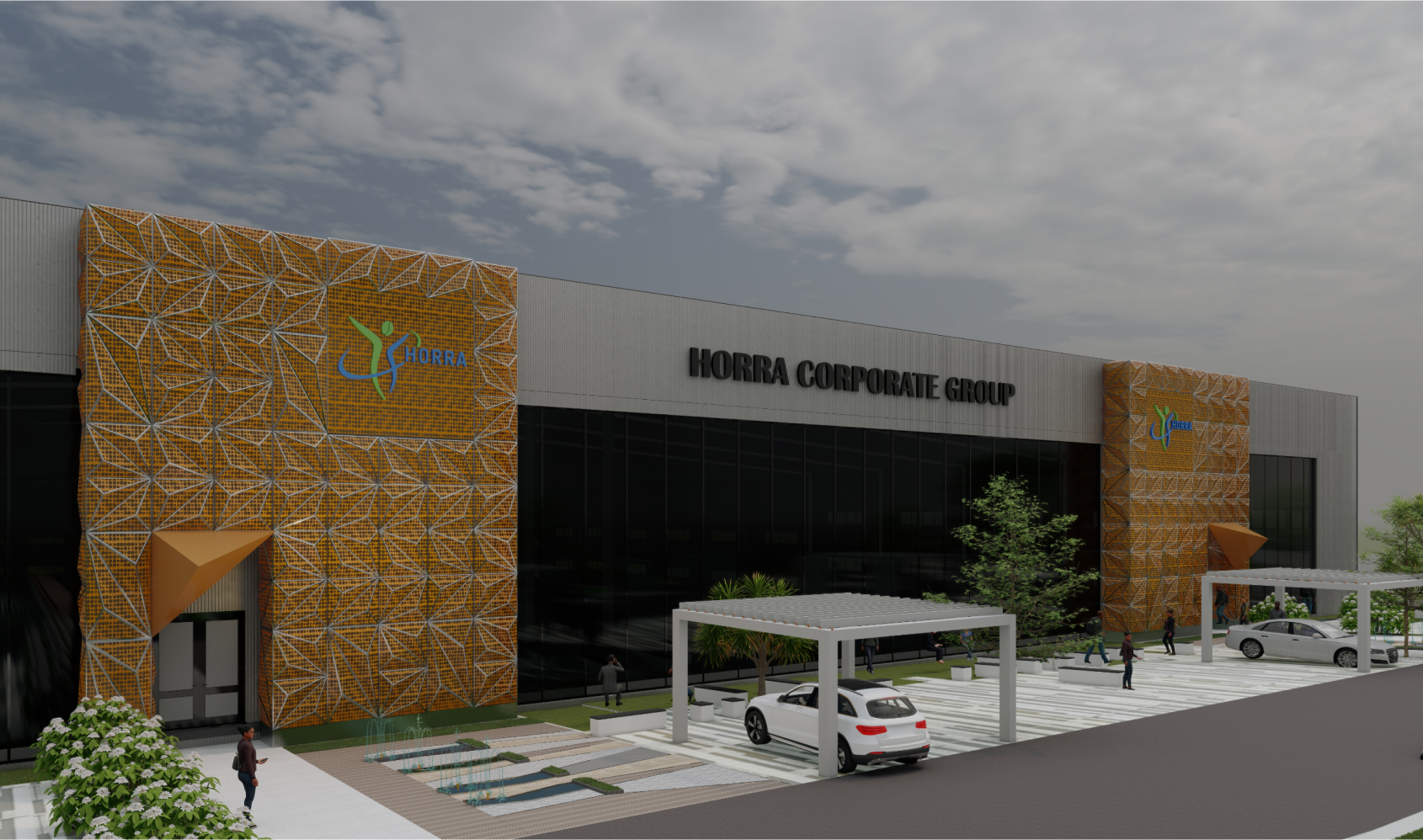 Horra corporate group Gelan Factory Façade