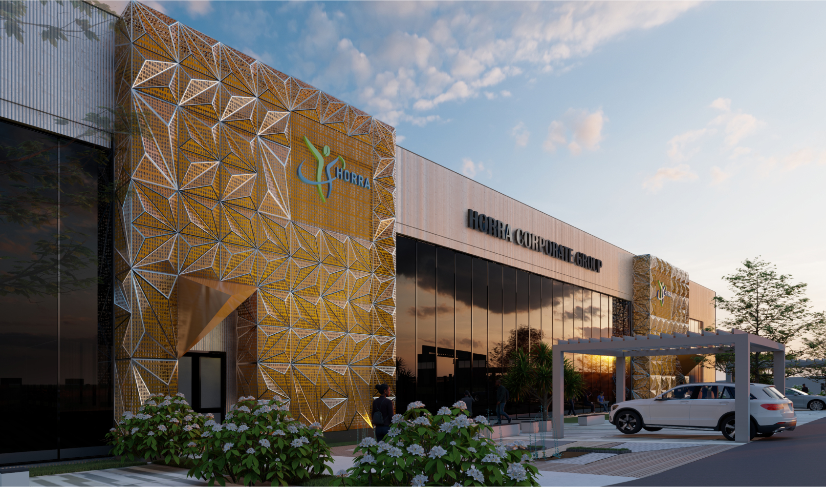 Horra corporate group Gelan Factory Façade